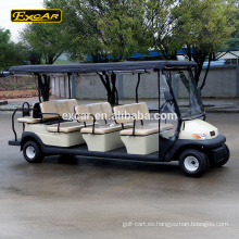 Excar 11 asiento de carrito de golf eléctrica bus de turismo China mini bus shuttle bus